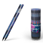 LOT de 42 Crayon graphite triangulaire Erichkrause Cyber Game HB - Mine 2,2 mm - 2 modèles assortis