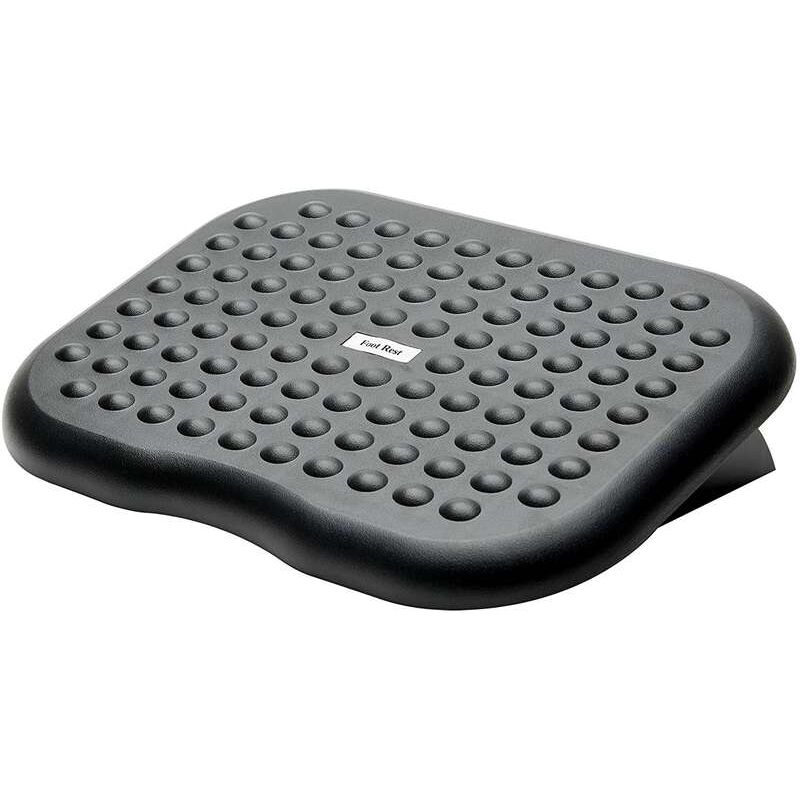 Repose-pieds inclinable Fellowes - Inclinaison réglable - Effet de massage sur grande surface - Couleur noire