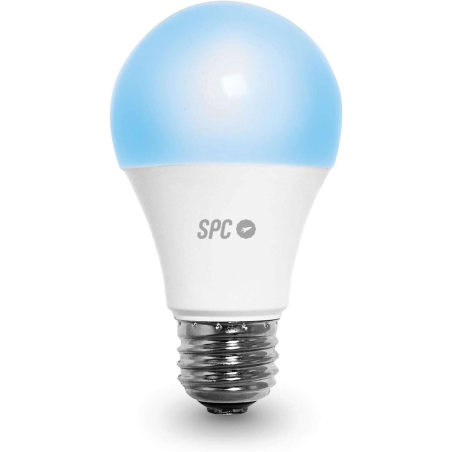 Ampoule Led SPC Aura 1050 Dimmable Wi-Fi E27 - Environnements personnalisables - Contrôle depuis l'application SPC Iot - Compati