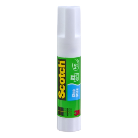 LOT de 30 Présentoir Scotch de 30 bâtons de colle solide 8 g - Couleur transparente