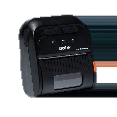 Imprimante d'étiquettes thermique portable Brother RJ-3035B Bluetooth MFI et USB - Résolution 203dpi - Vitesse 101mms - Couleur