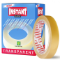 LOT de 8 Ruban adhésif transparent Instant Classic 19 mm x 66 m - Sans PVC - Transparent