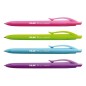 Stylos bille rétractables Milan P1 Touch 1 mm lot de 4 couleurs