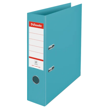 Classeur à levier Esselte Colour'Breeze A4 - Dos 75 mm - Œillet et anneau - Capacité 500 feuilles - Bleu