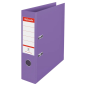Classeur à levier Esselte Colour'Breeze A4 - Dos 75 mm - Œillets et anneaux - Capacité 500 feuilles - Lavande