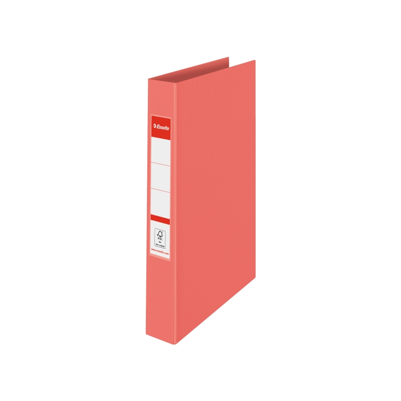 Classeur à anneaux Esselte Colour'Breeze 25 mm A4 - Dos 42 mm - Capacité 190 feuilles - Corail