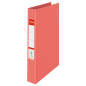 Classeur à anneaux Esselte Colour'Breeze 25 mm A4 - Dos 42 mm - Capacité 190 feuilles - Corail