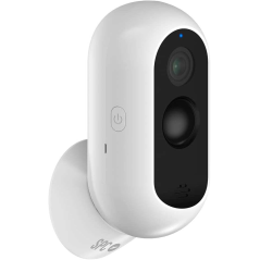 Caméra de sécurité sans fil SPC avec batterie - 9600 Mah - Wifi - Intérieur et extérieur - Résistant à la pluie - Full HD - Visi