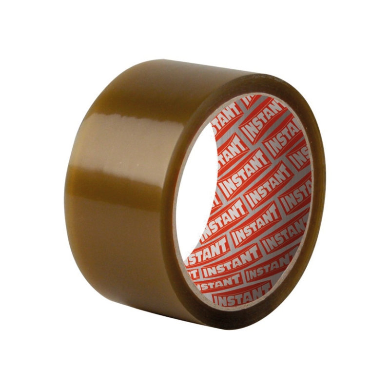 LOT de 6 Ruban d'emballage Instant Classic 50 mm x 66 mètres - En polypropylène - Marron