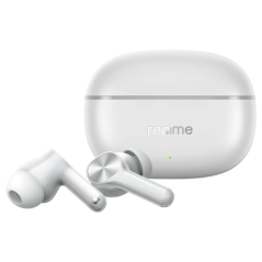 Écouteurs sans fil Realme Buds T200 Lite - Bluetooth 5.4 - 4 microphones - 7 heures d'autonomie - Gris