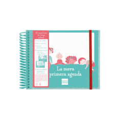 Agenda enfant Finocam 2 jours non daté en catalan - 1 jour par page - 160 x 130 mm - Couverture en polypropylène - Papier 90 g/m