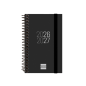 Agenda scolaire à spirale Finocam 26/27 - Vue hebdomadaire horizontale - Format E3 - 79 x 127 mm - Couverture en polypropylène -