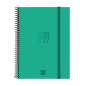Agenda scolaire à spirale Finocam 26/27 en catalan - Agenda hebdomadaire horizontal - Format E10 - 155 x 212 mm - Couverture en