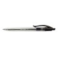 Stylo bille rétractable noir 1mm Milan P1 boîte de 25
