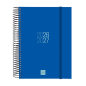 Agenda scolaire Finocam Espir 26/27 en catalan - 1 jour par page - Format E10 - 155 x 212 mm - Couverture en polypropylène - Pap
