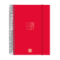 Agenda scolaire Finocam Espir 26/27 en catalan - 1 jour par page - Format E10 - 155 x 212 mm - Couverture en polypropylène - Pap