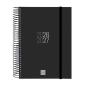 Agenda scolaire Finocam Espir 26/27 en catalan - 1 jour par page - Format E10 - 155 x 212 mm - Couverture en polypropylène - Pap