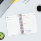Agenda scolaire Finocam Espir 26/27 - 1 jour par page - Format E8 - 120 x 171 mm - Couverture en polypropylène - Papier 70 g/m²