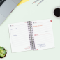 Agenda scolaire Finocam Espir 26/27 - 1 jour par page - Format E8 - 120 x 171 mm - Couverture en polypropylène - Papier 70 g/m²