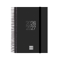 Agenda scolaire Finocam Espir 26/27 - 1 jour par page - Format E8 - 120 x 171 mm - Couverture en polypropylène - Papier 70 g/m²