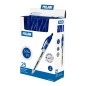 Stylo bille rétractable Milan P1 bleu 1mm boîte de 25 Stylo bille rétractable Milan P1 bleu 1mm boîte de 25