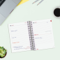 Agenda scolaire Finocam Espir 26/27 en catalan - 1 jour par page - Format E8 - 120 x 171 mm - Couverture en polypropylène - Papi