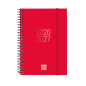 Agenda scolaire à spirale Finocam 26/27 en catalan - Agenda hebdomadaire horizontal - Format E8 - 120 x 171 mm - Couverture en p