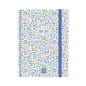 Agenda scolaire Finocam 26/27 en catalan - Vue hebdomadaire horizontale - Format A4 - 155 x 212 mm - Couverture en polypropylène