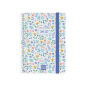 Agenda scolaire Finocam 26/27 en catalan - Vue hebdomadaire horizontale - Format 8vo - 120 x 164 mm - Couverture en polypropylèn