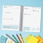 Agenda scolaire Finocam 26/27 - 1 jour par page - Format in-4 - 155 x 212 mm - Couverture en polypropylène - Papier 80 g/m² - Sp