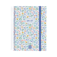 Agenda scolaire Finocam 26/27 - 1 jour par page - Format in-4 - 155 x 212 mm - Couverture en polypropylène - Papier 80 g/m² - Sp