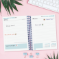 Agenda scolaire Finocam 26/27 - 1 jour par page - Format in-4 - 155 x 212 mm - Couverture en polypropylène - Papier 80 g/m² - Sp