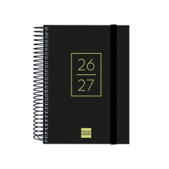 Agenda du collège Finocam 26/27 - 1 jour par page - Format 8e - 120 x 164 mm - Couverture en polypropylène - Papier 80 g/m² - Sp