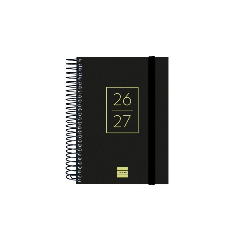 Agenda du collège Finocam 26/27 - 1 jour par page - Format 8e - 120 x 164 mm - Couverture en polypropylène - Papier 80 g/m² - Sp