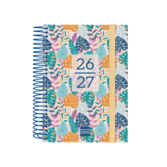 Agenda du collège Finocam 26/27 - 1 jour par page - Format 8° - 120 x 164 mm - Couverture en polypropylène - Papier 80 g/m² - Sp