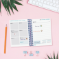 Agenda scolaire Finocam 26/27 en catalan - 1 jour par page - Format in-8 - 120 x 164 mm - Couverture en polypropylène - Papier 8