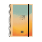 Agenda scolaire Finocam Espir 26/27 - Vue hebdomadaire horizontale - Format E8 - 120 x 171 mm - Couverture en polypropylène - Pa