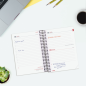Agenda scolaire Finocam Espir 26/27 - 1 jour par page - Format E8 - 120 x 171 mm - Couverture en polypropylène - Papier 70 g/m²