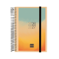 Agenda scolaire Finocam Espir 26/27 en catalan - 1 jour par page - Format E8 - 120 x 171 mm - Couverture en polypropylène - Papi