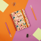Agenda scolaire Finocam Talkual 26/27 - Vue hebdomadaire horizontale - Format 8° - 120 x 169 mm - Couverture rigide - Papier 100