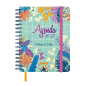 Agenda scolaire Finocam Talkual 26/27 - Vue hebdomadaire horizontale - 4e format - 155 x 217 mm - Couverture rigide - Papier 100
