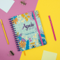 Agenda scolaire Finocam Talkual 26/27 - Vue hebdomadaire horizontale - 4e format - 155 x 217 mm - Couverture rigide - Papier 100