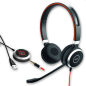 Casque Jabra Evolve 40 MS USB/3,5 mm - Suppression passive du bruit - Bandeau réglable - Commandes en ligne - Noir