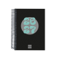 Agenda scolaire Finocam Cool 26/27 - 1 jour par page - Format 8º - 120 x 164 mm - Couverture cartonnée lignée - Papier 80 g/m² -