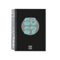 Agenda scolaire Finocam Cool 26/27 - 1 jour par page - Format 8º - 120 x 164 mm - Couverture cartonnée lignée - Papier 80 g/m² -