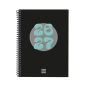 Agenda scolaire Finocam Cool 26/27 - Vue hebdomadaire horizontale - 4e format - 155 x 212 mm - Couverture cartonnée lignée - Pap