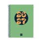 Agenda scolaire Finocam Cool 26/27 en catalan - Vue hebdomadaire horizontale - Format A4 - 155 x 212 mm - Couverture cartonnée l