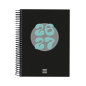 Agenda scolaire Finocam Cool 26/27 - 1 jour par page - 4e format - 155 x 212 mm - Couverture cartonnée lignée - Papier 80 g/m² -