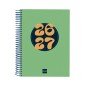 Agenda scolaire Finocam Cool 26/27 - 1 jour par page - 4e format - 155 x 212 mm - Couverture cartonnée lignée - Papier 80 g/m² -