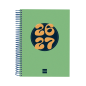 Agenda scolaire Finocam Cool 26/27 - 1 jour par page - 4e format - 155 x 212 mm - Couverture cartonnée lignée - Papier 80 g/m² -
